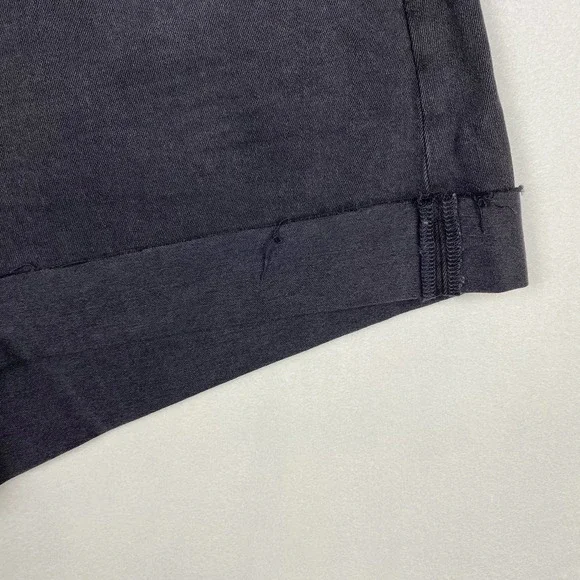 NWT Madewell Women's Size 18W Black High Rise‎ Denim Shorts Cuffed Hem Casual - Picture 7 of 12